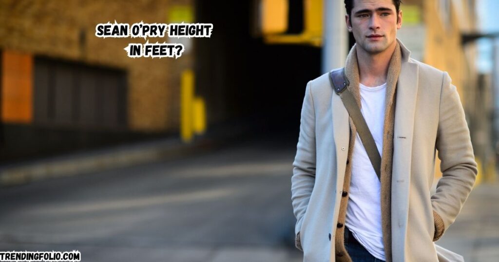 Sean O'Pry Height in Feet